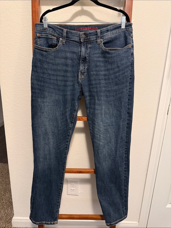 Lucky Brand Other - Lucky Brand Men’s Indigo 121 Slim Straight Leg Jeans Size 34x32